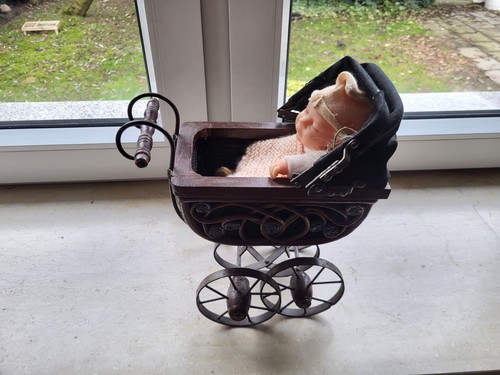 Antiker puppenwagen alt - puppenwagen,