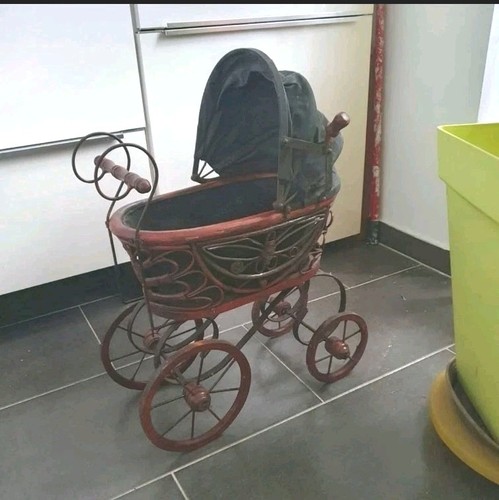 Puppenwagen nostalgie holz - nostalgie,