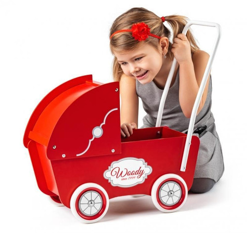 Woody puppenwagen zum schieben - zum,