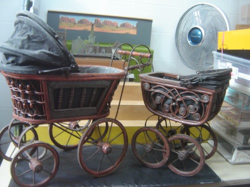 Schöne alte puppenwagen aus - 2,