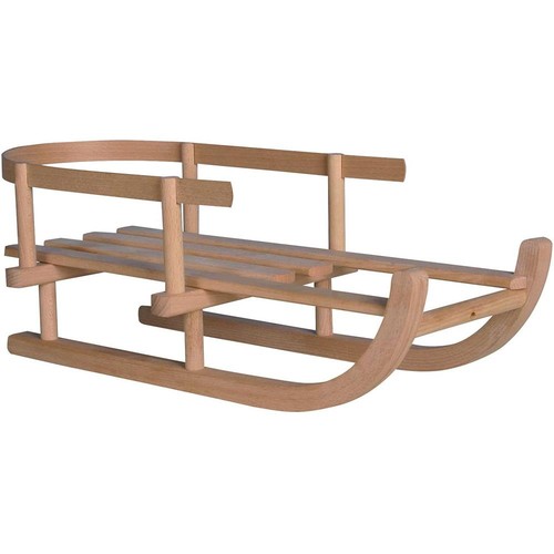 Holz wenzel puppenschlitten - holz,