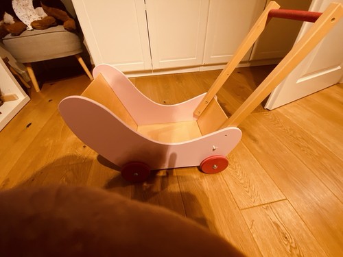 Haba echtholz puppenwagen - echtholz,