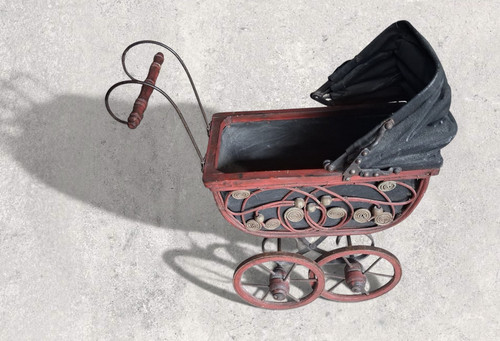 Antik klein puppenwagen im - klein,