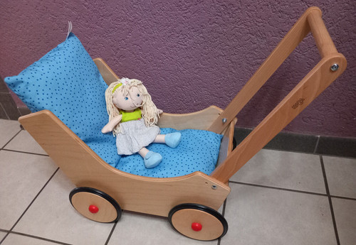 Haba puppenwagen natur ab - natur, 12