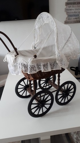 Puppenwagen aus holz - puppenwagen,